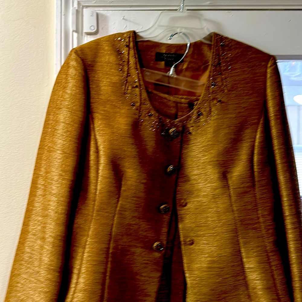 Bronze 2 piece suit